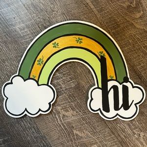 St. Patrick’s Day door hanger decor